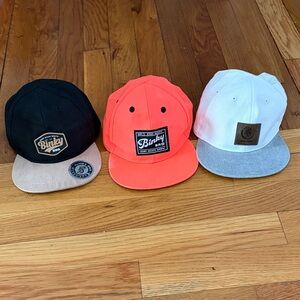 Kids Snapback Hat Set - Black, Orange, and White $100 value